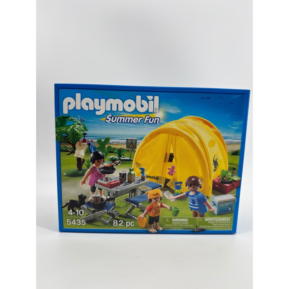 Playmobil Summer Fun Family Camping Trip Set 5435 82pc New Factory Sealed
